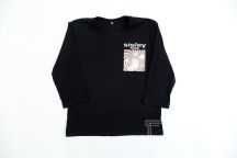 Черные свитшоты с логотипом «Sisley»